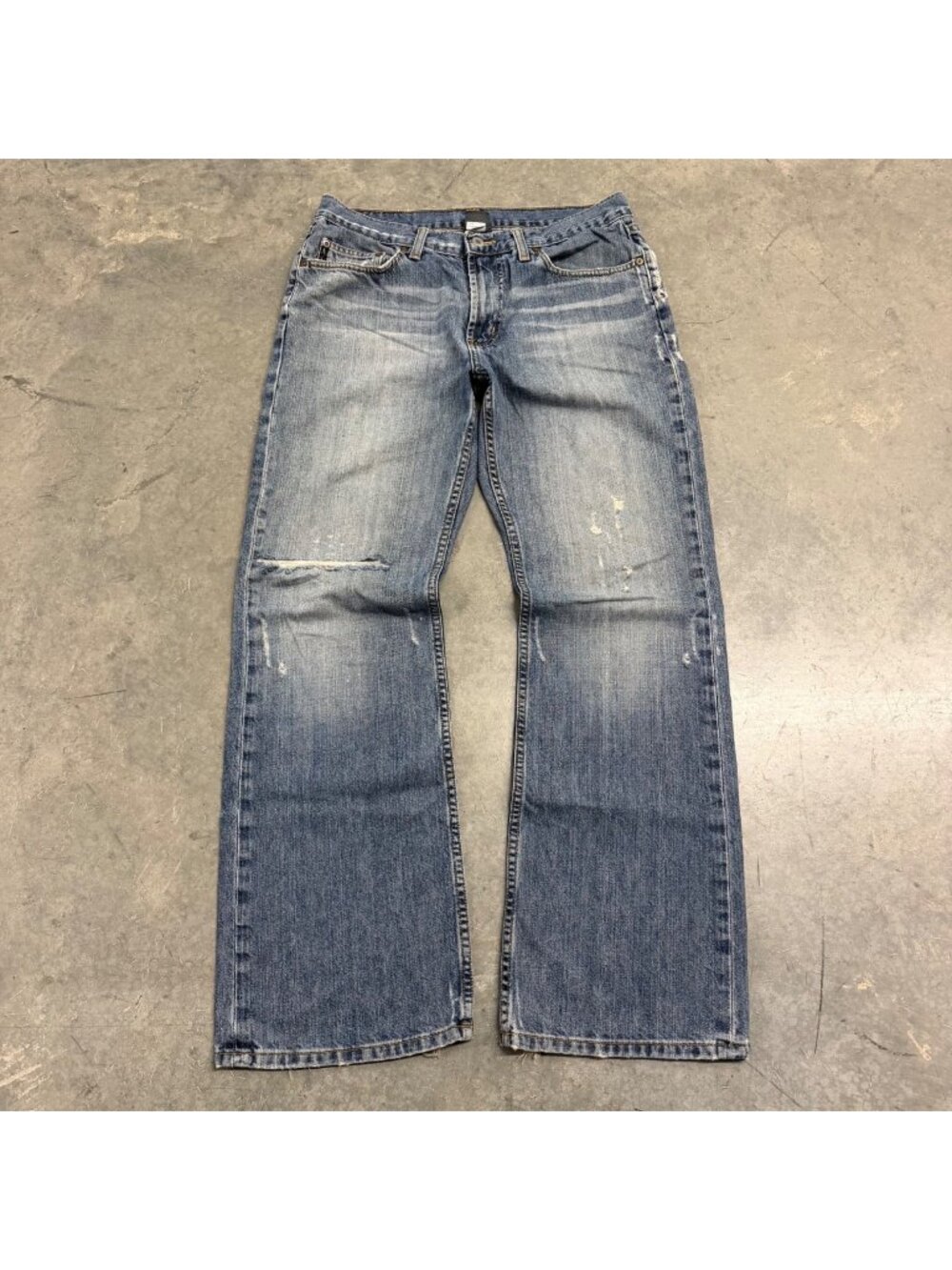 Armani Exchange 2000s Distressed Bootcut Jeans